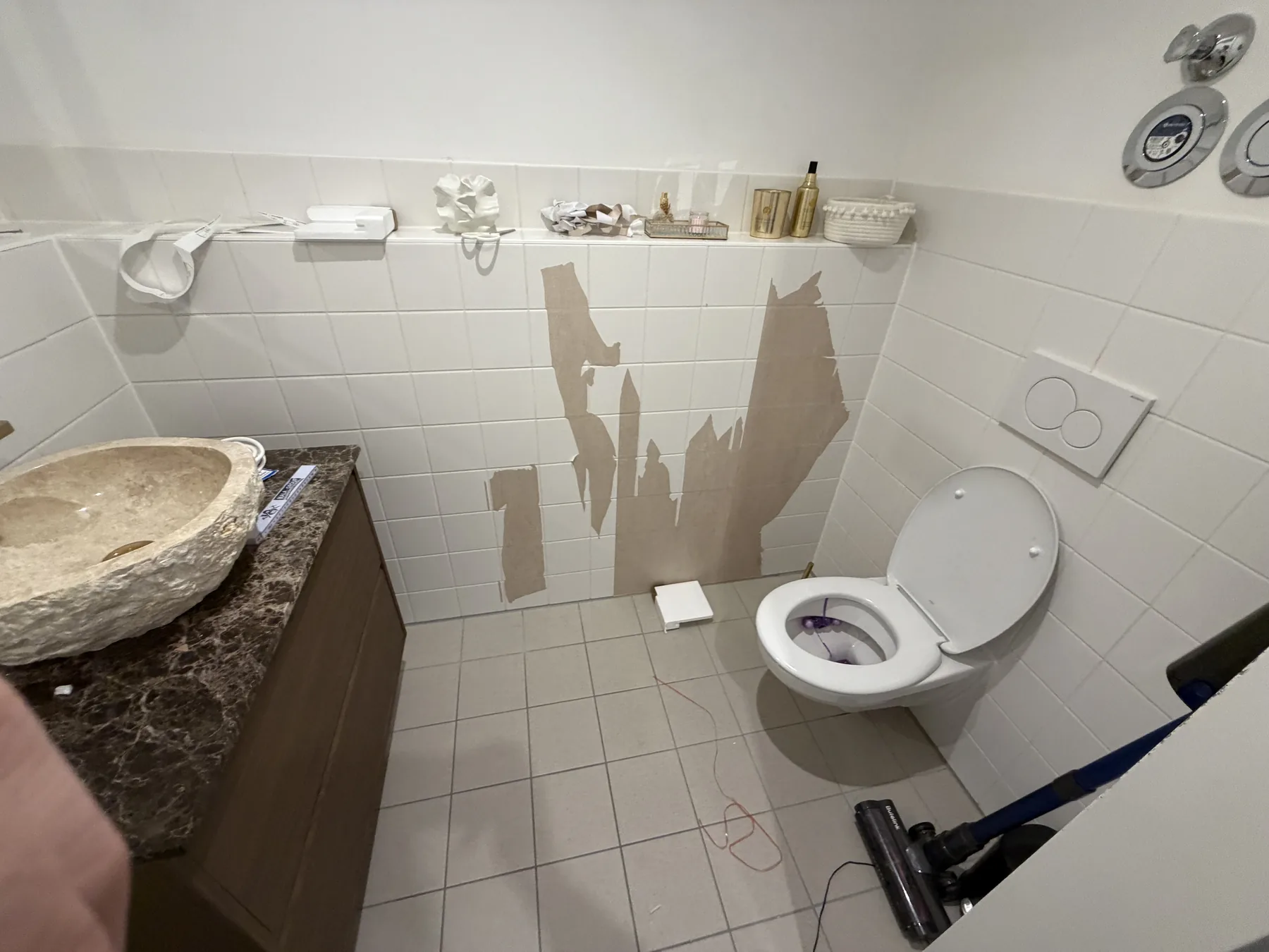 Badezimmer vor der Renovierung München