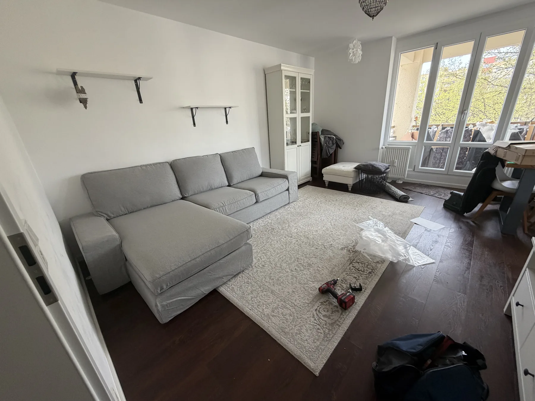 Fertig montiertes Wohnzimmer